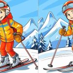 Care este diferența dintre doi schiori: trebuie să găsești răspunsul