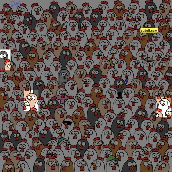 Unde sunt ascunse cele trei bufnițe: doar 1% dintre oameni vor completa puzzle-ul în 10 secunde